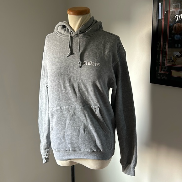 Sisters Apparel gray hoodie - Picture 1 of 7